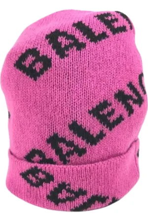 Balenciaga Pre-owned, Dames, Roze, ONE Size, Wol, Pre-owned Wool hats