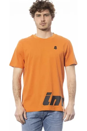 Invicta Tops, Heren, Oranje, XL, Katoen, T-Shirts