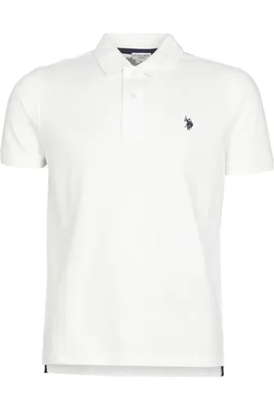 U.S. Polo Assn. Tops, Heren, Wit, L, Katoen, Casual Logo Sport Polo Shirt