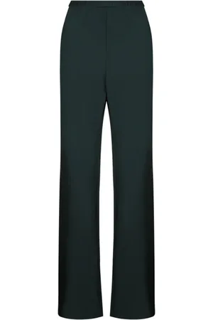 ZIMMERMANN Broeken, Dames, Groen, S, Donkergroene Flare Broek
