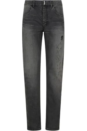 Givenchy Jeans, Heren, Zwart, W30, Denim, Vintage Denim Zwarte Jeans