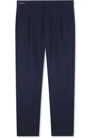 Paul & Shark Broeken, Heren, Blauw, 2Xl, Polyester, Elegante trekkoord stretchbroek