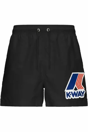 K-Way Badkleding, Heren, Zwart, M, Nylon, Nylon Zwembroek Rechte Snit