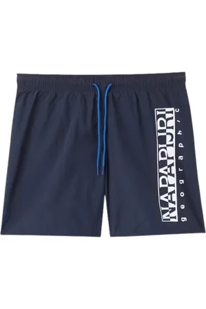 Napapijri Korte broeken, Heren, Blauw, XL, Blauwe Regular Fit Zwembroek