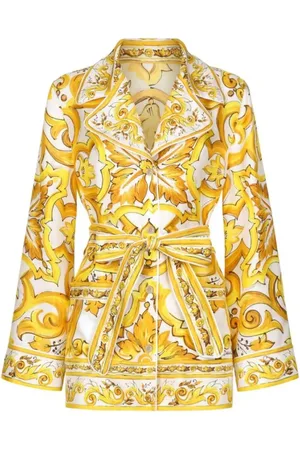 Dolce & Gabbana Jassen, Dames, Veelkleurig, M, Stijlvolle Overhemden Collectie