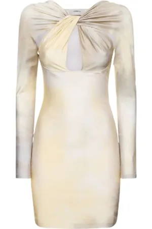 COPERNI Kleedjes, Dames, , M, Twisted Cut-Out Jersey Jurk