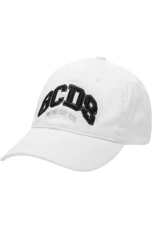 GCDS Accessoires, Heren, Wit, ONE Size, Katoen, Katoenen hoeden