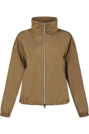 HERNO Jassen, Dames, , S, Kameel Bomberjack met Geribbelde Hals