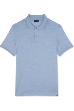 Paul & Shark Tops, Heren, Blauw, 2Xl, Katoen, Zijden en katoenen polo