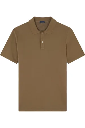 Paul & Shark Tops, Heren, Bruin, 2Xl, Katoen, Katoenen Piqué Polo Shirt