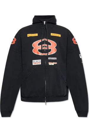 Balenciaga Sweatshirts & Hoodies, Heren, Zwart, S, Katoen, Sweatshirts & Hoodies