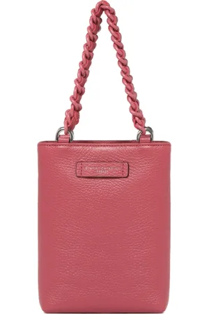 Gianni chiarini Tassen, Dames, Roze, ONE Size, Leer, Donkerroze Camilla Mini Tas