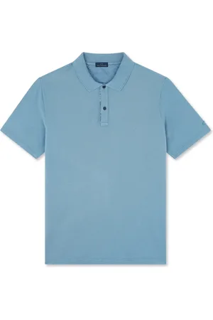 Paul & Shark Tops, Heren, Blauw, XL, Katoen, Katoenen Piqué Polo Shirt