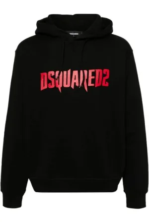 Dsquared2 Sweatshirts & Hoodies, Heren, Zwart, 2Xl, Zwarte Winterjassen