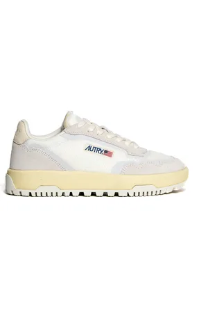 Autry Schoenen, Dames, Wit, 36 EU, Wit/Marsh Damessneakers Ss 25