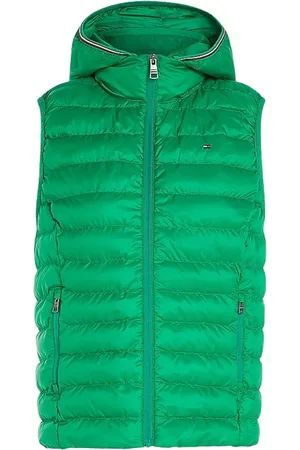Tommy Hilfiger Jassen, Dames, Groen, 2Xs, Stijlvolle Jassen Collectie