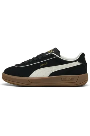PUMA Schoenen, Dames, Zwart, 38 EU, Zwarte Dames Club Sneakers