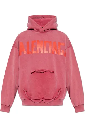 Balenciaga Sweatshirts & Hoodies, Heren, Roze, S, Katoen, Sweatshirts & Hoodies
