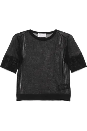 ERMANNO SCERVINO Tops, Dames, Zwart, M, Stijlvolle Gebreide Trui voor Vrouwen