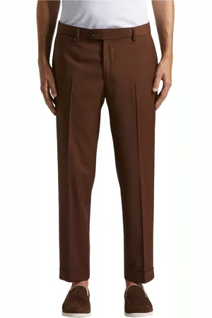 PESERICO SIGN Broeken, Heren, Bruin, L, Wol, Loro Piana lichtgewicht wollen broek