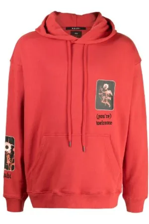 KSUBI Sweatshirts & Hoodies, Heren, Rood, XL, Rode Biggie Hoodie met Logo Patch