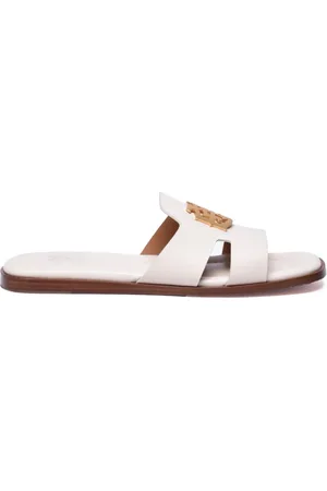 ELEVENTY Schoenen, Dames, Wit, 39 EU, Leer, Sandalo