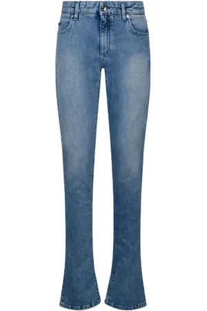 Dolce & Gabbana Jeans, Dames, Blauw, S, Katoen, Lichtblauwe Bootcut Jeans