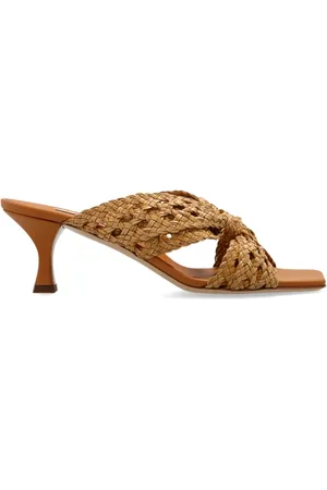 Casadei Schoenen, Dames, Bruin, 36 EU, Leer, Muiltjes met hak