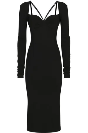 Dolce & Gabbana Kleedjes, Dames, Zwart, S, Zwarte Jurken voor Vrouwen