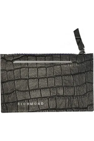 John Richmond Accessoires, unisex, Zwart, ONE Size, Leer, Wallets Cardholders