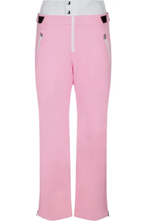 Bogner Sport, Dames, Roze, S, Leer, Roze Ski Broek met Gewatteerde Knie