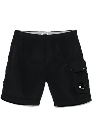 C.P. Company Badkleding, Heren, Zwart, 2Xl, Zwarte Beachwear Boxer Shorts