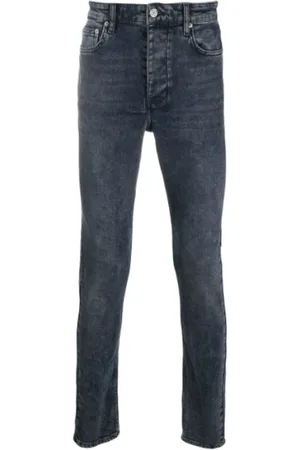 KSUBI Jeans, Heren, Blauw, W36, Denim, Denim Broek Klassiek Blauwe Broek