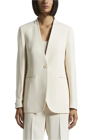 PESERICO SIGN Jassen, Dames, , XS, Single-breasted blazer in viscose cady