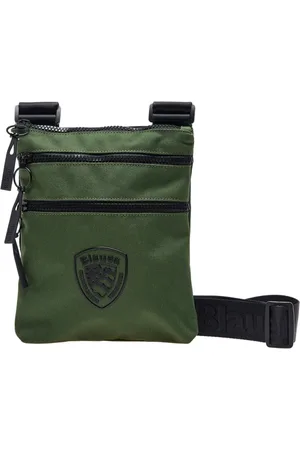 Blauer Tassen, Heren, Groen, ONE Size, Groene Crossbody Cameratas voor Mannen