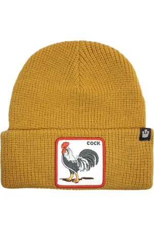 Goorin Bros. Accessoires, Dames, Bruin, ONE Size, Wol, Animal Farm Beanie Hoed Bruin Unisex