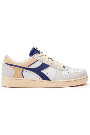 Diadora Schoenen, Heren, Wit, 46 EU, Suède, Magische Mand Laag Suède Leder Wit Unisex