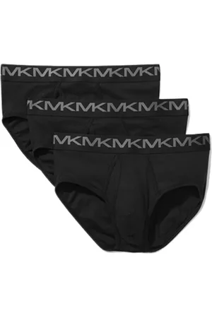 Michael Kors Ondergoed, Heren, Zwart, S, Katoen, 3-Pack Katoen Stretch Ondergoed Set Zwart Mannen