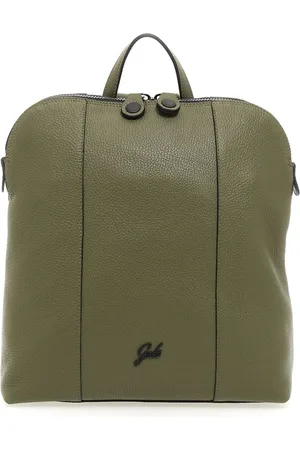Gabs Tassen, Dames, Groen, ONE Size, Leer, Groene leren Brigitte rugzak