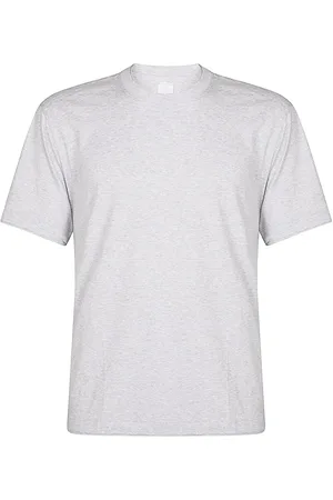 ELEVENTY Tops, Heren, Grijs, 2Xl, Katoen, Modal Katoen Crew Neck T-shirt