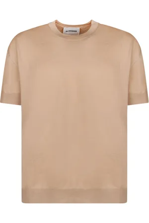Jil Sander Truien, Heren, , M, Wol, Donker Wol T-Shirt