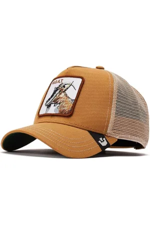 Goorin Bros. Accessoires, unisex, Bruin, ONE Size, Katoen, Animal Farm Trucker Cap Marrone Unisex