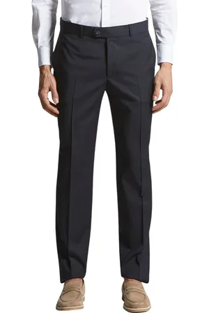 PESERICO SIGN Broeken, Heren, Blauw, S, Wol, Loro Piana lichtgewicht wollen broek