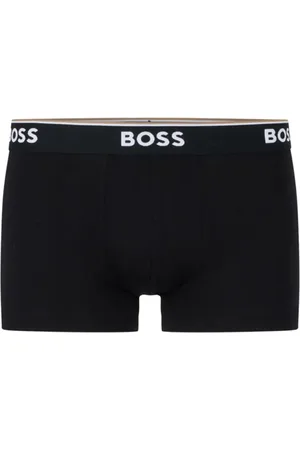 HUGO BOSS Ondergoed, Heren, Zwart, 2Xl, Katoen, Mannen Boxershort Ondergoed 3-Pack