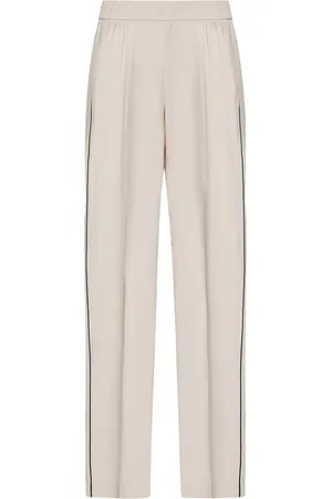 Nº21 Broeken, Dames, , 2Xl, Satijn, Blush Pink Satin Pyjama-Style Broek