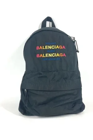 Balenciaga Pre-owned, Dames, Zwart, ONE Size, Nylon, Pre-owned Nylon balenciaga-bags