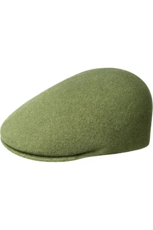 Kangol Accessoires, Dames, Groen, L, Wol, Blauwe Wolmix Ergonomische Pet