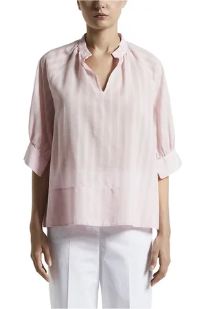 PESERICO SIGN Blouses & Shirts, Dames, Roze, S, Katoen, Blouses & Shirts