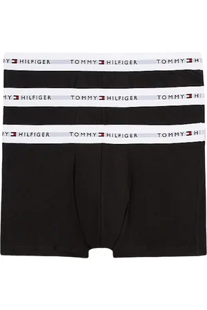 Tommy Hilfiger Ondergoed, Heren, Zwart, L, Katoen, 3-Pack Stretch Katoenen Boxershorts
