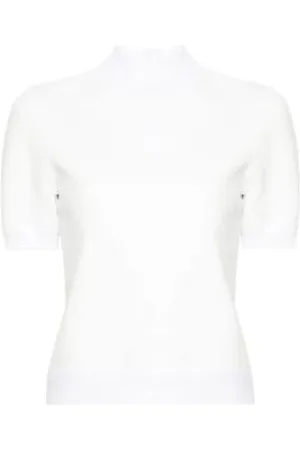 Tory Burch Tops, Dames, Wit, S, Witte T-shirts en Polos